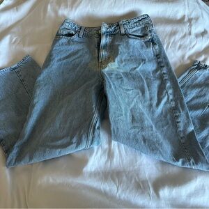 High Waisted Barrel Jeans